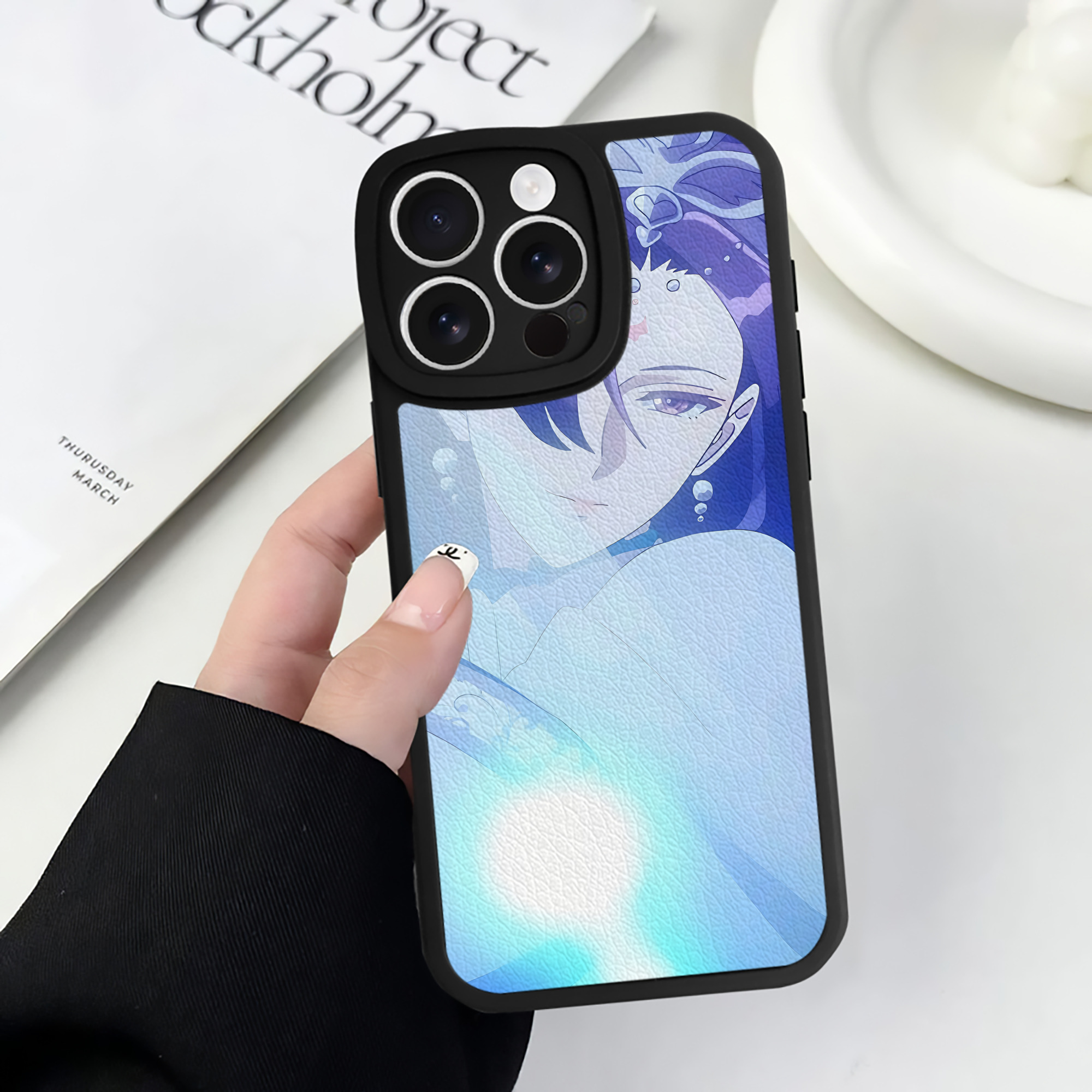 薬屋のひとりごと The Apothecary Diaries 【iPhone 16シリーズ対応】シリコンスマホケース（レザー調） 材質：シリコン